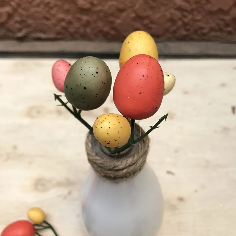 Новые творческие пасхальное яйцо дерево декор Творческий филиал с картиной яйца украшение Пасхальные яйца Пасхальные принадлежности
