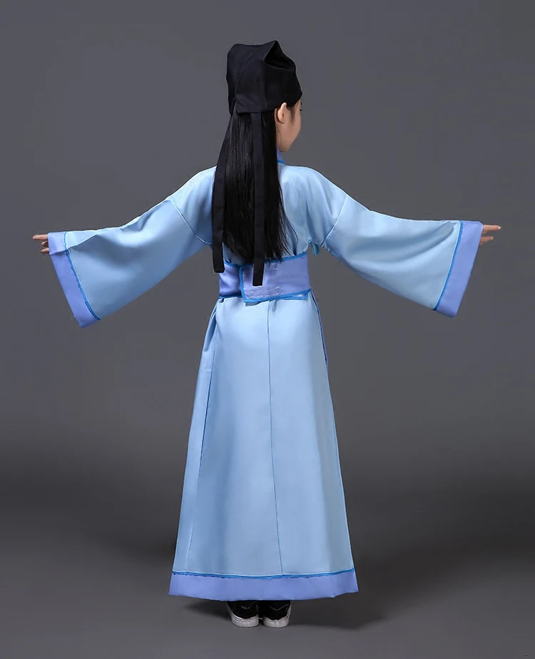 Hanfu Детские китайские традиционные костюмы для девочек костюм китайских танцев