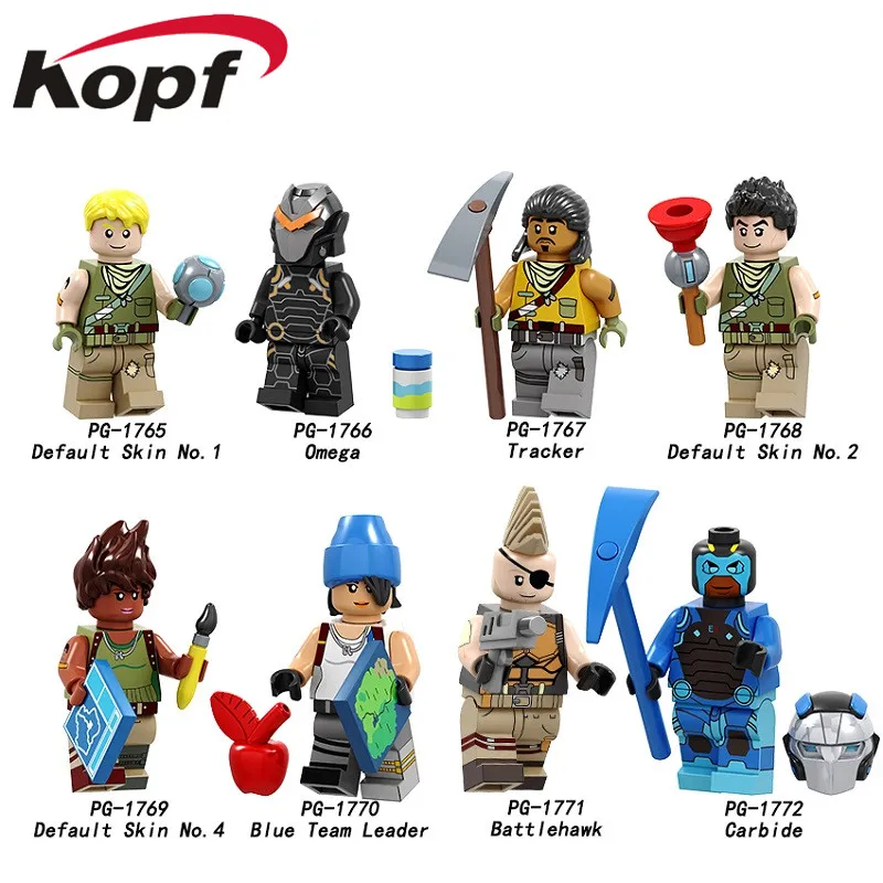 

Single Sale Building Blocks Attractive Game Default Skin No.1 Omega Tracker Carbide Figures For Children Collection Toys PG8202