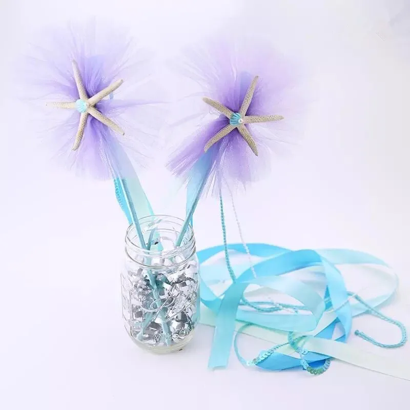 Ribbon Tassels Starfish Fairy Wand Pimp My Unicorn