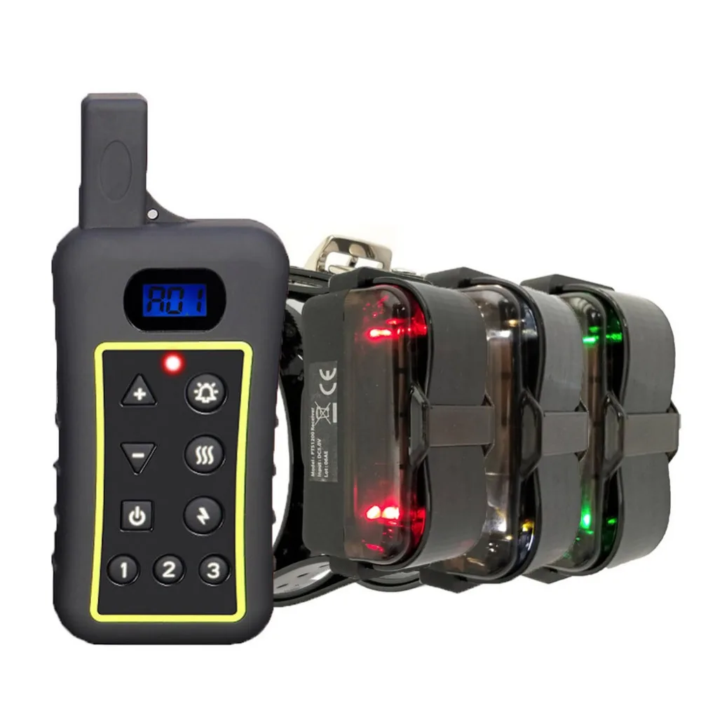Remote Range 1200m PTS1200 PET Dog Trainig Collar Anti Bark Collars