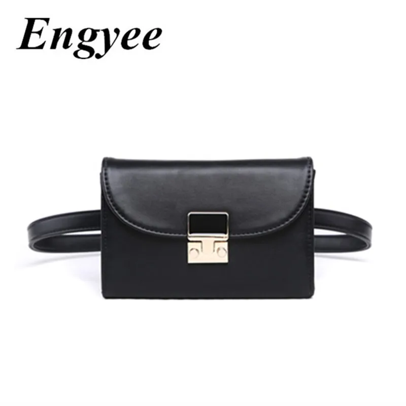 Engyee Women Belt Bag Leather Fashion Waist Bags Waist Pack Bag Women