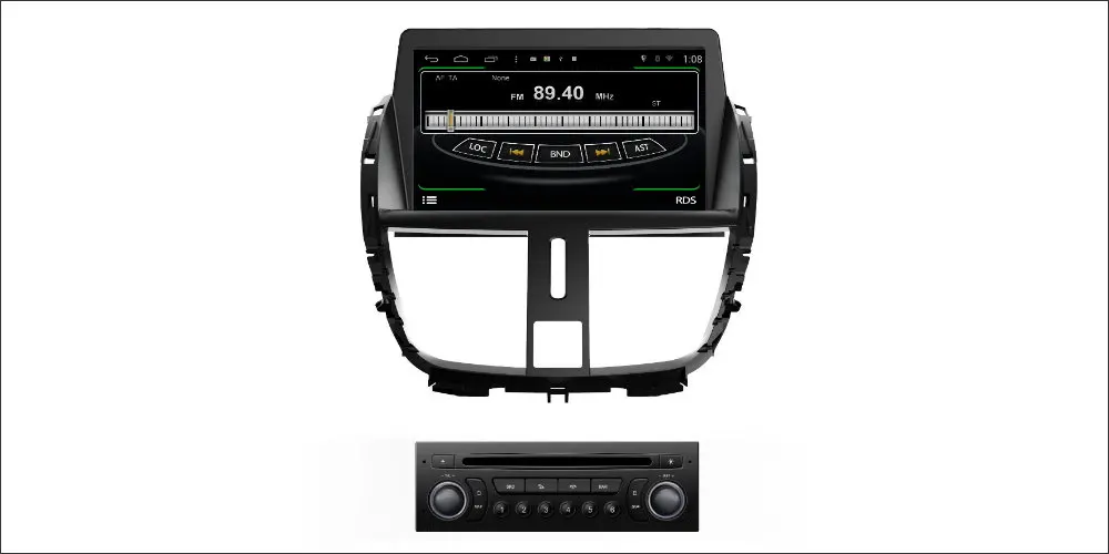 Perfect Liislee Car Android Multimedia For Peugeot 206 2010~2013 Radio CD DVD Player GPS Navi Map Navigation Audio Video Stereo System 16