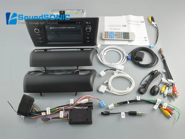 Для BMW 1 серии e81 E82 E83 E87 E88 116i 118i Android 4.4.4 2din Стерео DVD GPS аудио видео Бесплатная