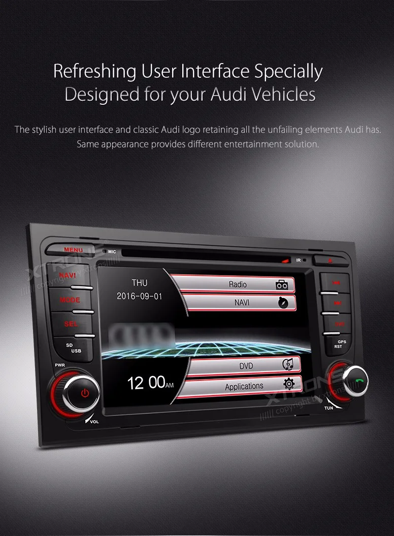Discount 7" Double 2 Din Car Radio DVD GPS Navi Fit For Audi A4 S4 RS4 Auto Video Player Dual Channel CANbus Touch Screen Audio Stereo 3 Discount 7" Double 2 Din Car Radio DVD GPS Navi Fit For Audi A4 S4 RS4 Auto Video Player Dual Channel CANbus Touch Screen Audio Stereo 3