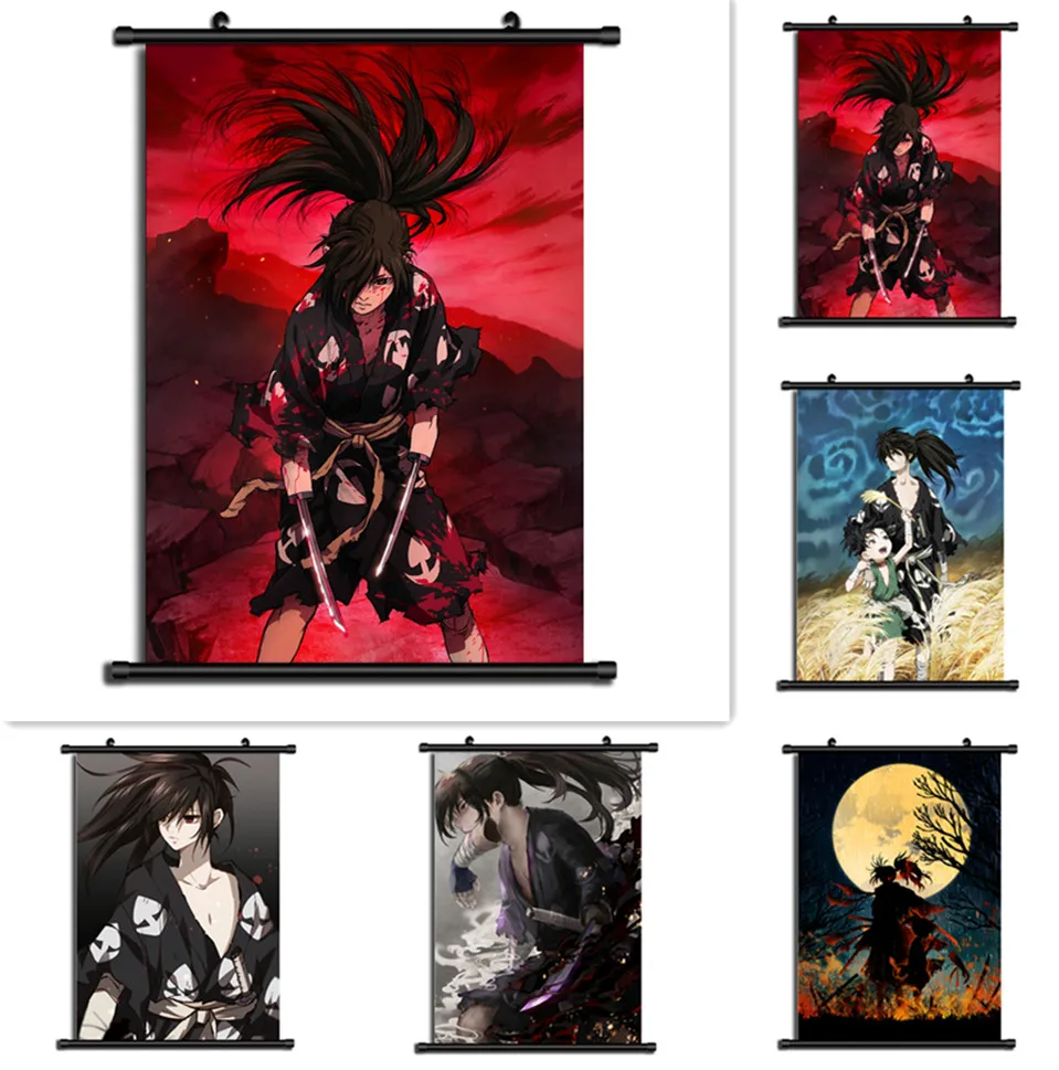 Dororo Hyakkimaru Аниме Манга настенный постер свиток украшение для дома настенное