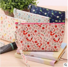2017 New Arrival Fashion Design Fabric Material School Students Stationery Holder Nice Quality Brand Pen Bag CL01