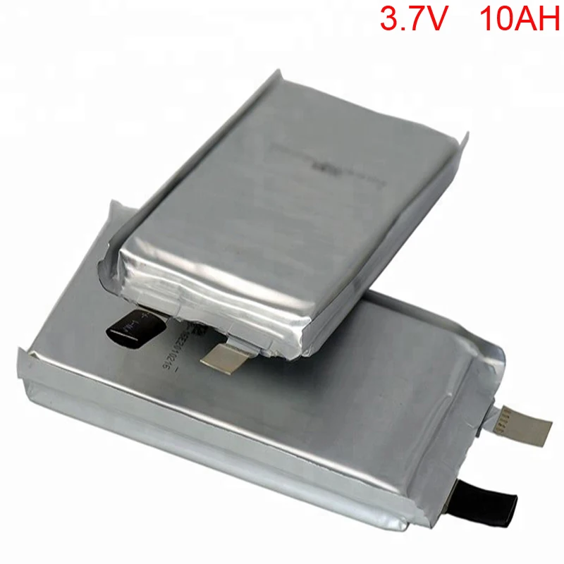 Best 10pcs/lot 3.7V 10ah Li-polymer pack rechargeable flat cell lipo battery batteries for power operated EV car golf cart medical 0 Best 10pcs/lot 3.7V 10ah Li-polymer pack rechargeable flat cell lipo battery batteries for power operated EV car golf cart medical 0