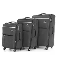 TRAVEL TALE 20"24"28" inch spinner large medium small travel suitcase set soft rolling luggage sets for trip