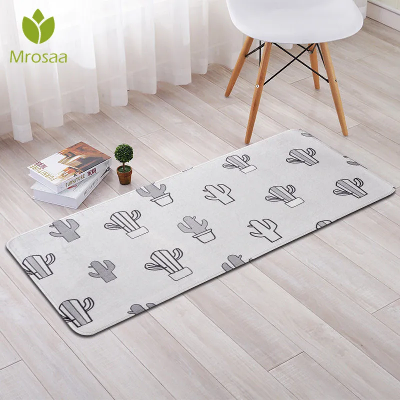 50*120 см скандинавские серые ковры серии для гостиной, компьютерное кресло, ковер, украшение комнаты, спальни, Нескользящие коврики, ковры