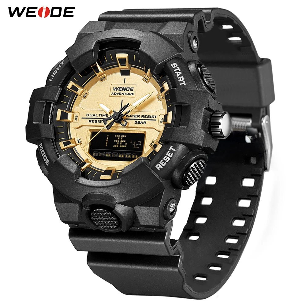 WEIDE Sports Casual Fashion Design Model 50 Bar Water Resistant Electronic Digital Clock Alarm Back Light PU Strap Wrist Watches WEIDE Sports Casual Fashion Design Model 50 Bar Water Resistant Electronic Digital Clock Alarm Back Light PU Strap Wrist Watches