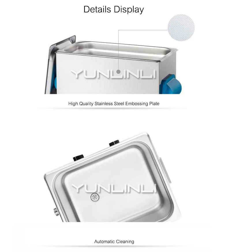 Máquina de Limpeza Ultra-sônica Relógio Jóias Unidade