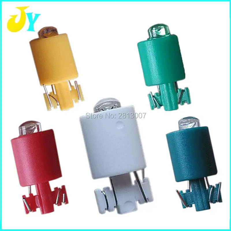 

50 pcs /lot DC12V LED light, green, blue, white, yellow, and red for push button, arcade game machine parts