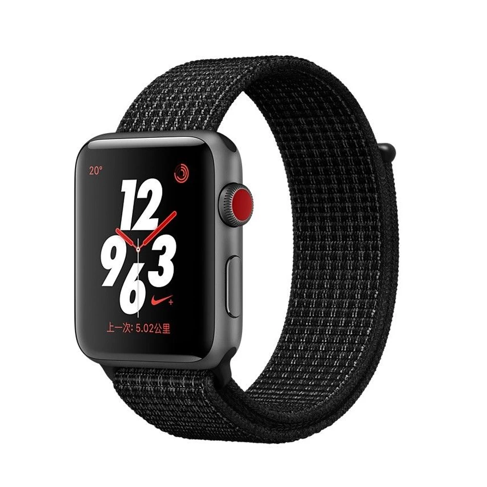

Woven Nylon Sport Loop Strap For Apple Watch band 4 42mm 38mm Iwatch series 3/2/1 Bracelet Wristband Belt Watchband Correa