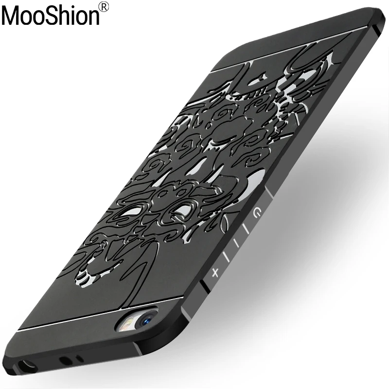 Mooshion Brand Luxury Rubber Protective Phone Back Case Cover For