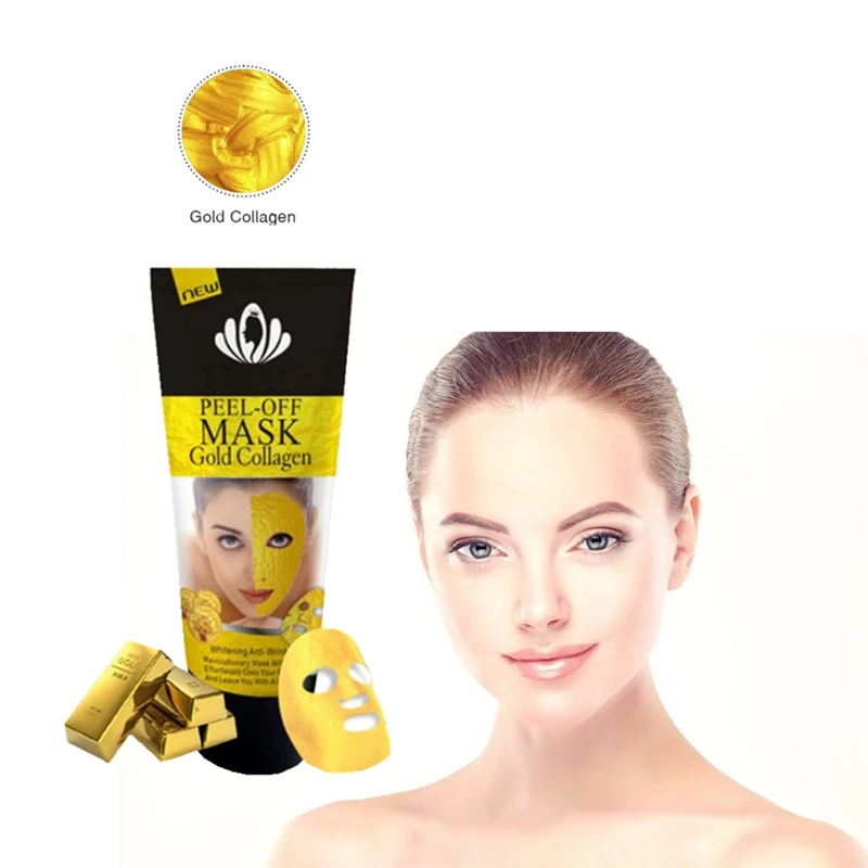 

120gms SPA Quality Gold Collagen Collagen + Hyaluronic Acid Face Mask Scars Acne Control Peel Off Facial Treatment