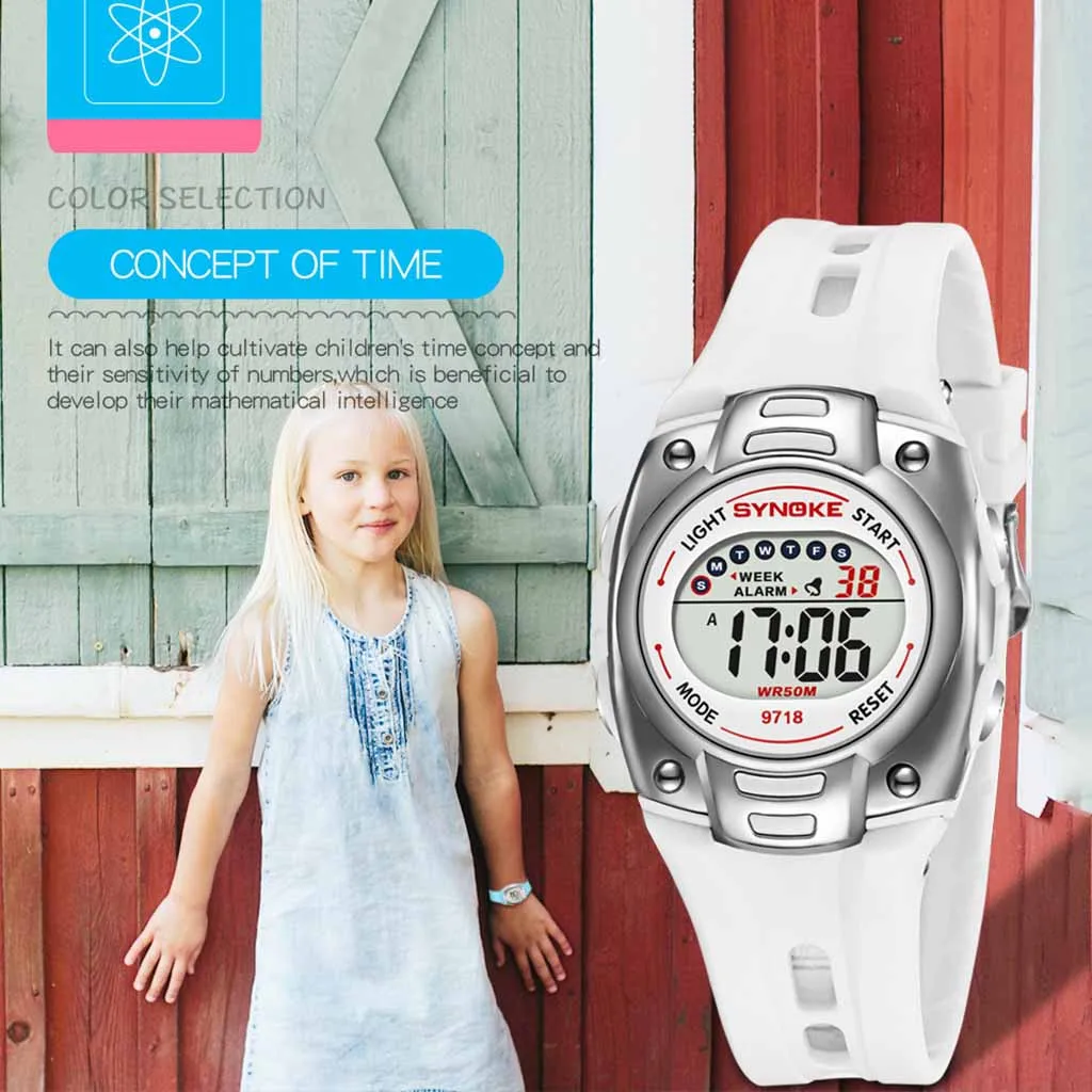 

Children's Luminous Multi Function Waterproof Student Sports Electronic Watch