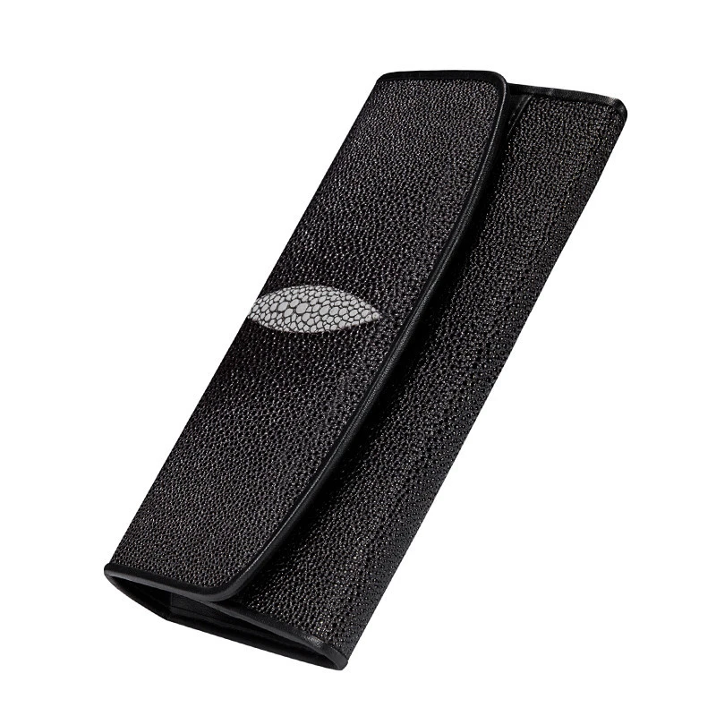 

Women Wallets Genuine Leather multi-card holder Long Female caviar Wallets Brand handbags Clutch Woman Purse business phone bag