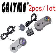 2 шт./партия,, классический цветной кнопочный игровой контроллер с av-кабелем для супер динозавdosnes, консольный корпус