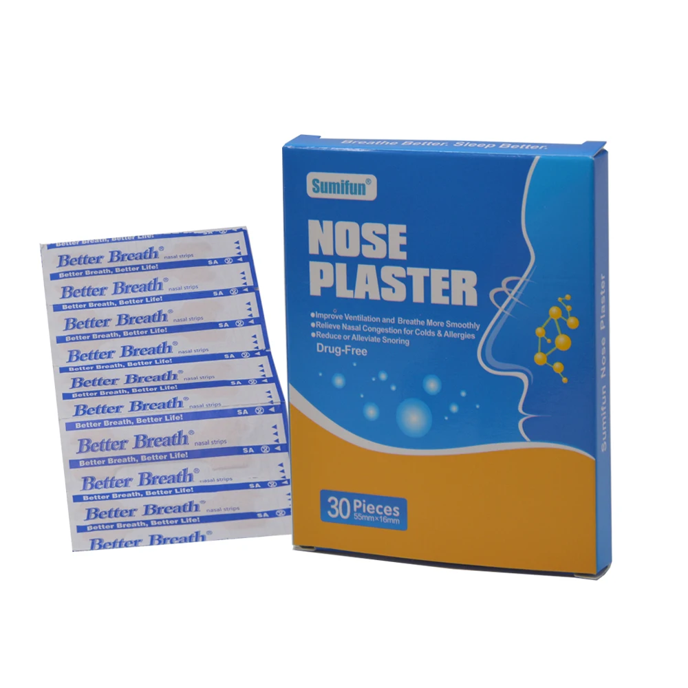 

30Pcs Breathe Right Better Nasal Strips Right Way Stop Snoring Anti Snoring Strips Easier Better For Breathe Health Care K01801