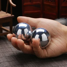 40mm 560g 45mm 720g Polished iron font b fitness b font ball hand pieces font b