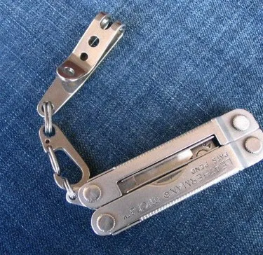 EDC сумка Подвеска зажим с кольцом для ключей карабин 301 нержавеющая сталь открытый инструмент Quicklink мульти инструменты Карманный Брелок для кемпинга