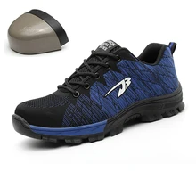 DAOKFPO/брендовые рабочие и защитные ботинки со стальным носком для мужчин и женщин, стальные ударостойкие мягкие мужские ботинки со средней подошвой размера плюс 39-48, NNT-39