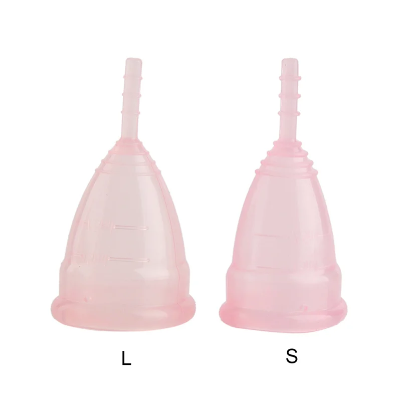 2 шт. менструальная чаша для женщин продукция для женской гигиены медицинского силикона малый или большие размеры горячая распродажа