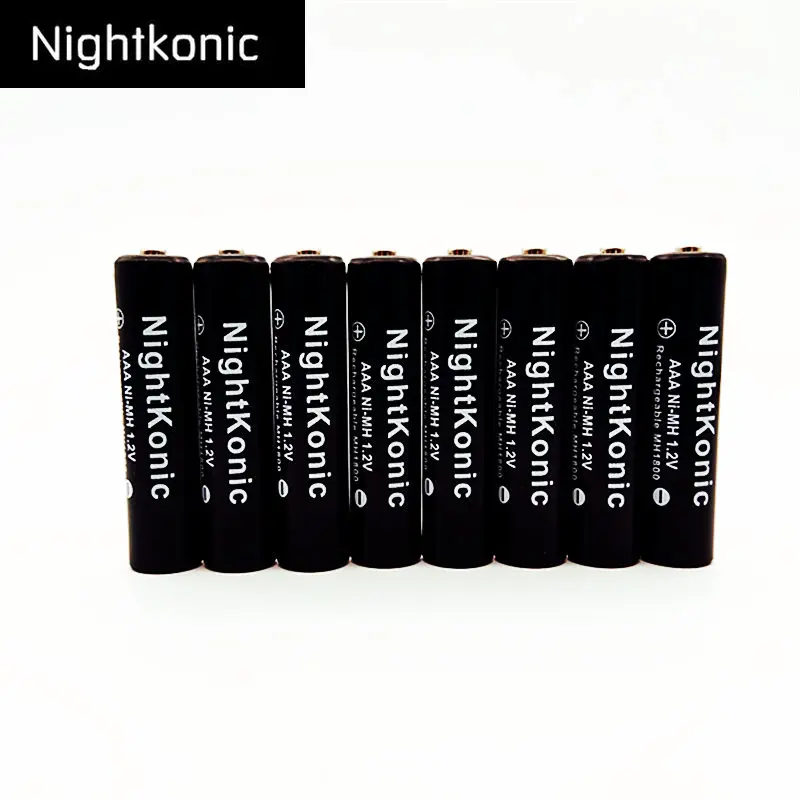 8 шт./лот AAA Батарея nightkonic 1.2 В Ni-MH Перезаряжаемые Бесплатная доставка | Электроника