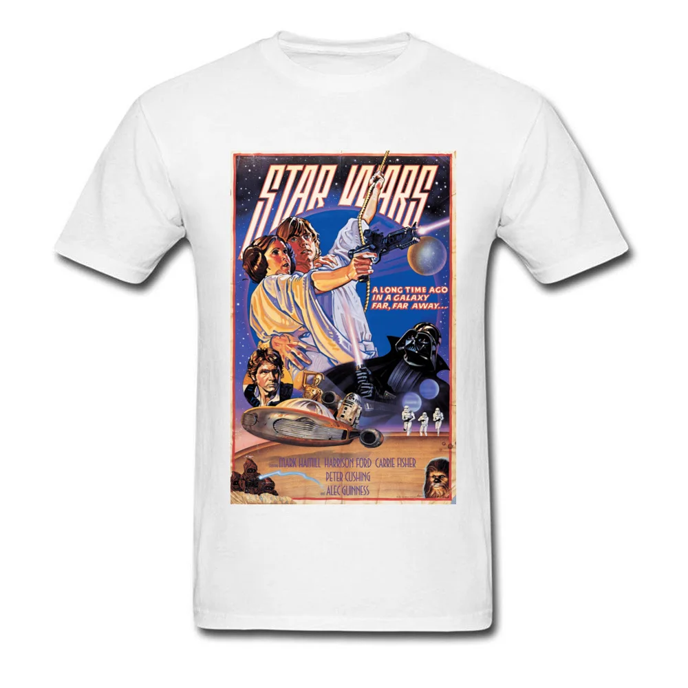 Star Wars Poster Stamp T Shirt Princess Leia Darth Vader Yoda Chewbacca Tshirt Star Wars Vintage Avengers Endgame T-Shirt Men