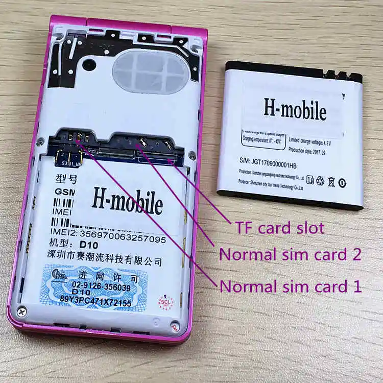 Фонарик hello Kitty с двумя слотами для sim карт камера Voiceking женщин и девочек милый 2 4