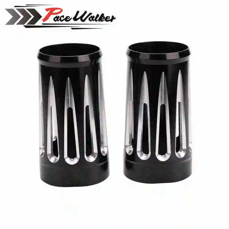 

FREE SHIPPING Brand New EDGE CUT BILLET FORK SLIDER COVER COW BELLS FOR TOURING 84-13