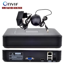 Mini NVR Full HD 4CH 8CH Security CCTV NVR 1080P ONVIF 2.0 For IP Camera System 1080P With Radiator Surveillance System