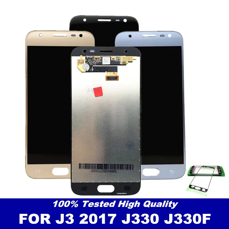 С регулятором яркости ЖК-дисплей Замена для Samsung Galaxy J3 2017 J330 J330F SM-J330 Дисплей