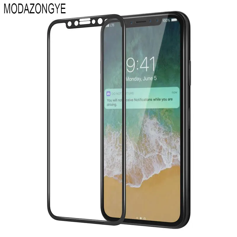 2 шт для Apple IPhone X Закаленное стекло протектор экрана для Apple IPhone X iPhone защитное стекло Flim полное покрытие
