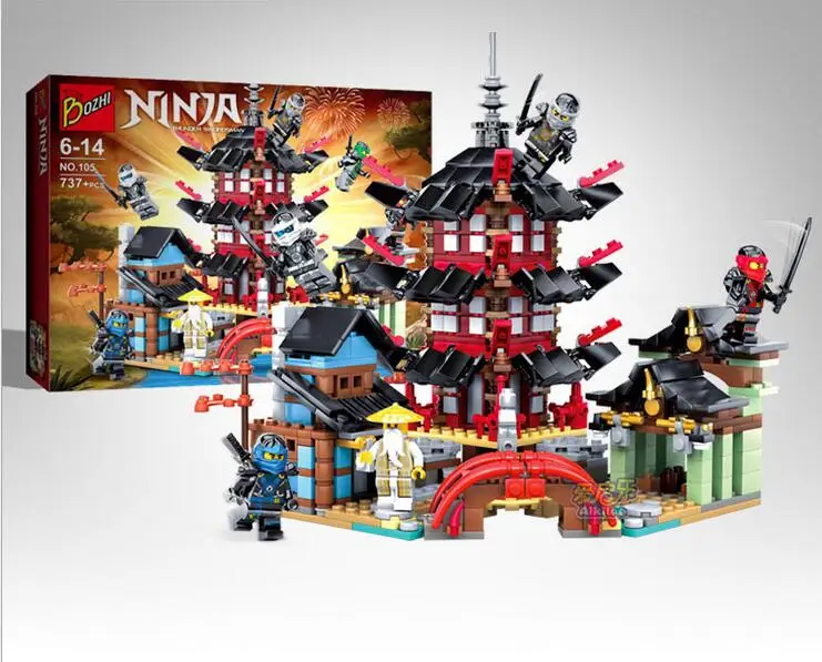06022 Ninjagoed City of Stiix Building Blocks 2150pcs Temple Airjitzu minifigures Kids Bricks Toys Compatible With