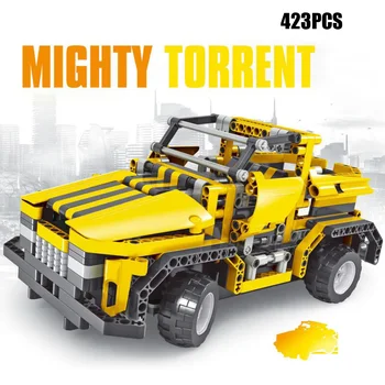 

2in1 2.4Ghz radio Remote control building block Bumble bee Pickup truck model bricks rc car toys collection