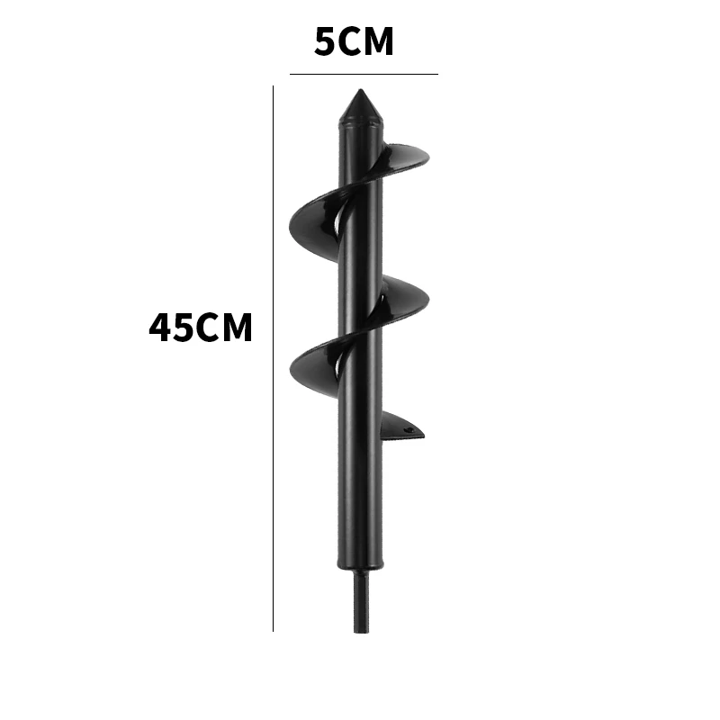 ABEDOE земляной шнек инструменты для сверления Плант сверла шнек для двора садоводства постельные принадлежности для посадки отверстий сверло инструмент Замена садовые инструменты - Цвет: 5x45cm