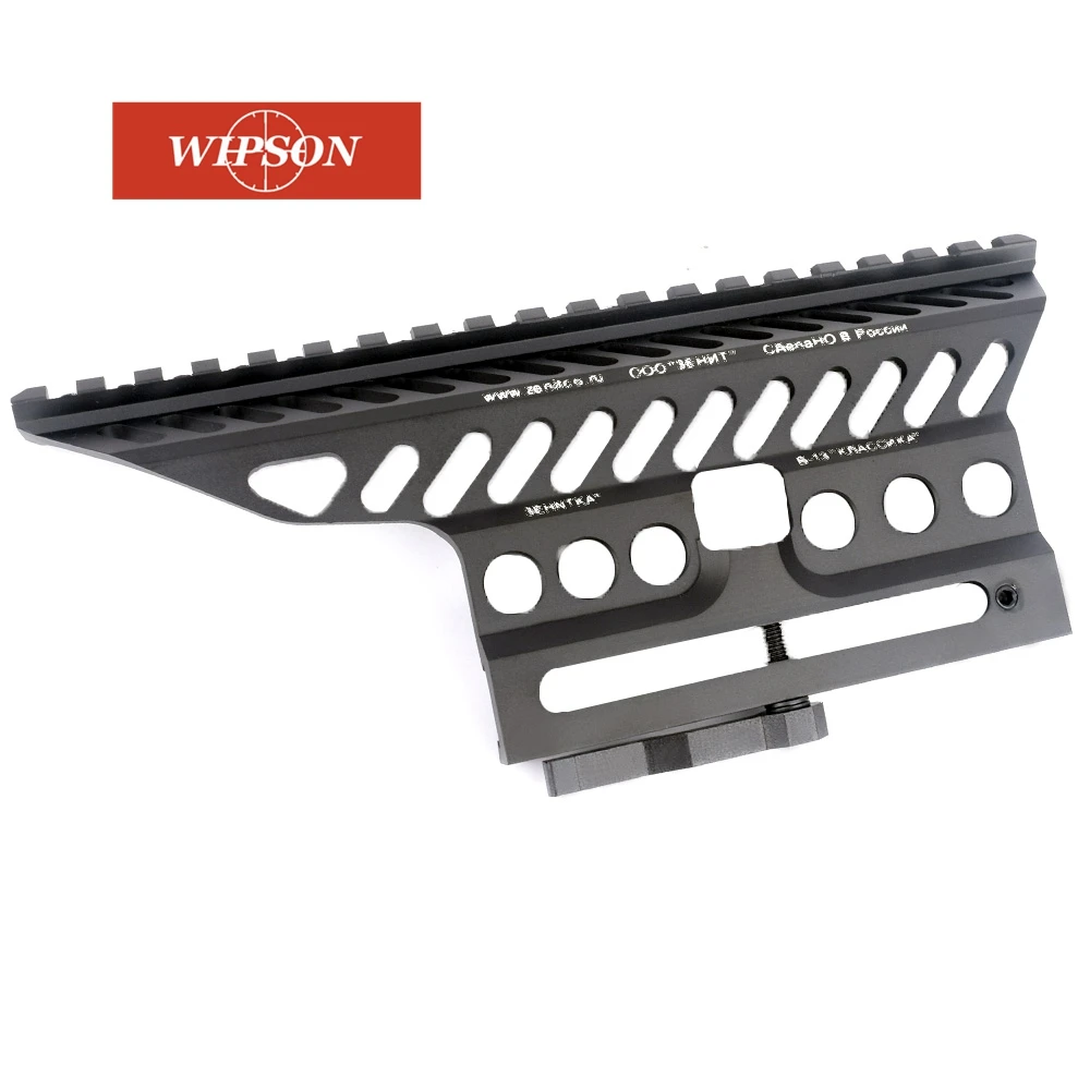 WIPSON الروسية ak AK47 74 47 B-13 CNC الألومنيوم 20 مللي متر M47 qd الجانب السكك الحديدية ريد دوت نطاق قاعدة تثبيت Picatinny cerakote الصيد