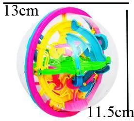 100 шагов 929A шар лабиринт мяч малый и большой размер обучающие магия интеллект бал кубики мраморный головоломки логические игры Perplexus