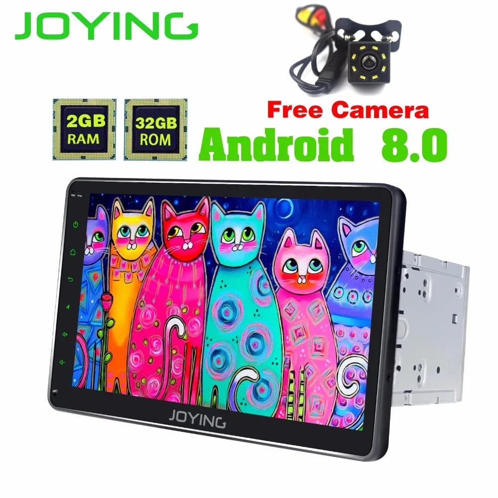 

JOYING 2 Din 10 Inch Car radio Player Bluetooth HD Touch Screen GPS Navigation Auto FM Radio BT Autoradio with Rear View Camera