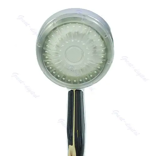 

Romantic Temperature Sensor 3 Color RGB LED Light Water Shower Head Bathroom A18