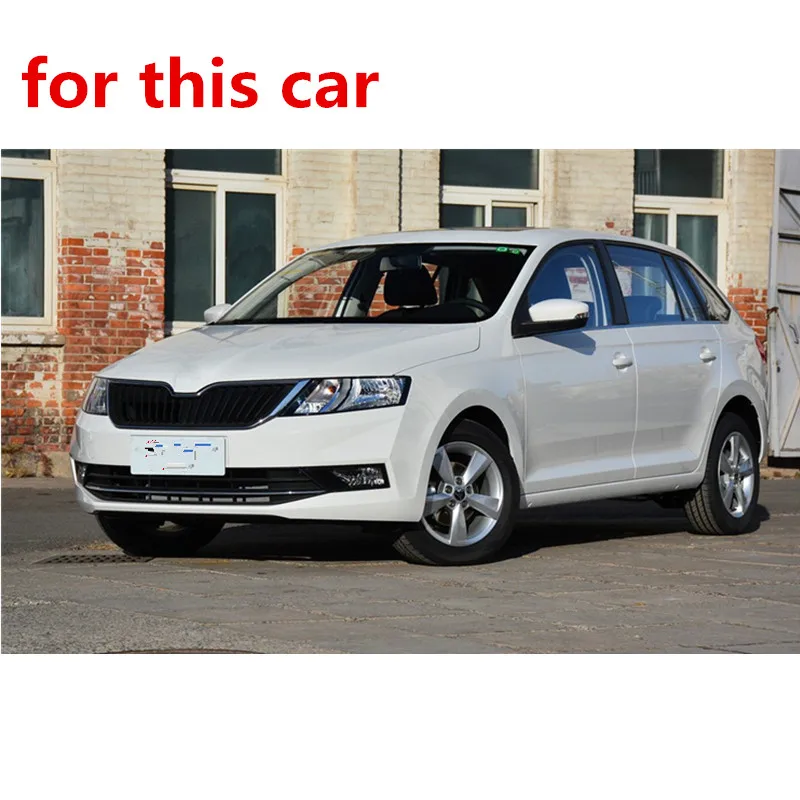 Для Skoda Octavia superb Rapid Fabia Yeti 2007- Защита бампера из нержавеющей стали задняя Накладка на порог задней двери 1 шт