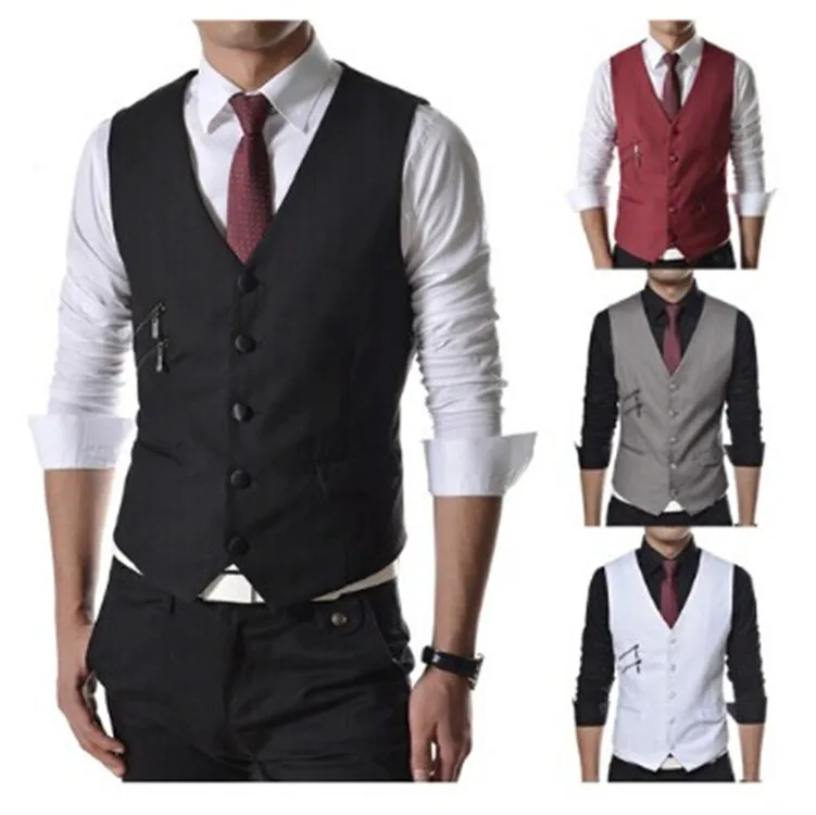 sleeveless blazer mens