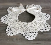 Bavoirs en dentelle 100% coton pour bébés filles de 0 à 3 ans, flambant neufs 3