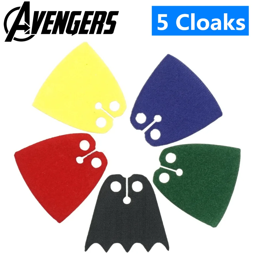 

5pcs Colors Cape Cloak for Minifig Custom MOC DIY Building Blocks Super heroes STAR WAR Kids Toys Gift