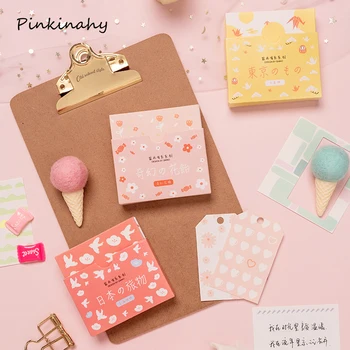 

48 pcs/box Travel Writable Paper Sticker Pack Handbook Journal Diary Decorative Sticker Paper Scrapbooking Diy Craft Stationery