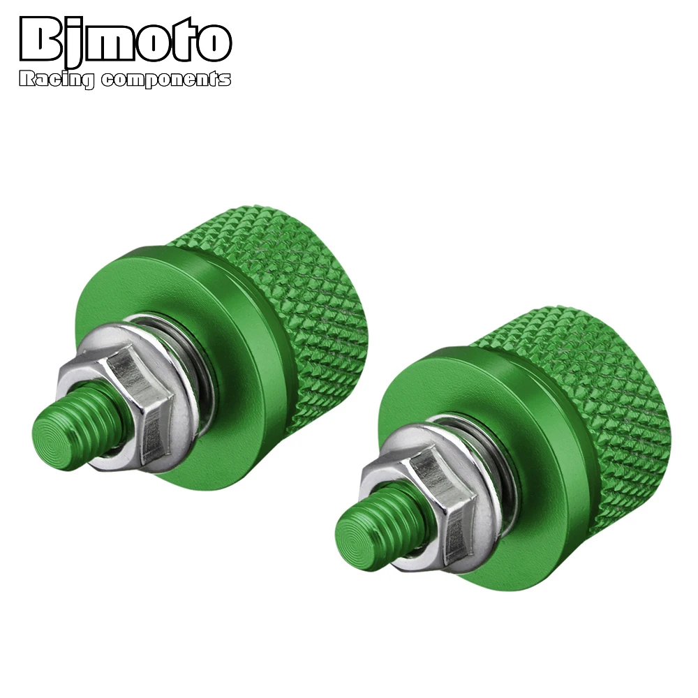 

BJMOTO Motorcycle License Plate Bracket Screws Nuts Frame Number Plate Holder Bolts For KAWASAKI Z800 Z1000 ZX-6R NINJA250/300