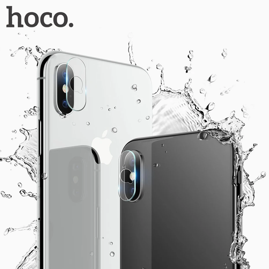 

HOCO 2pcs Camera Lens Protector Tempered Glass For iPhone X Xs Max HD Clear Camera Screen Protector For iPhone Xs Camera Glass