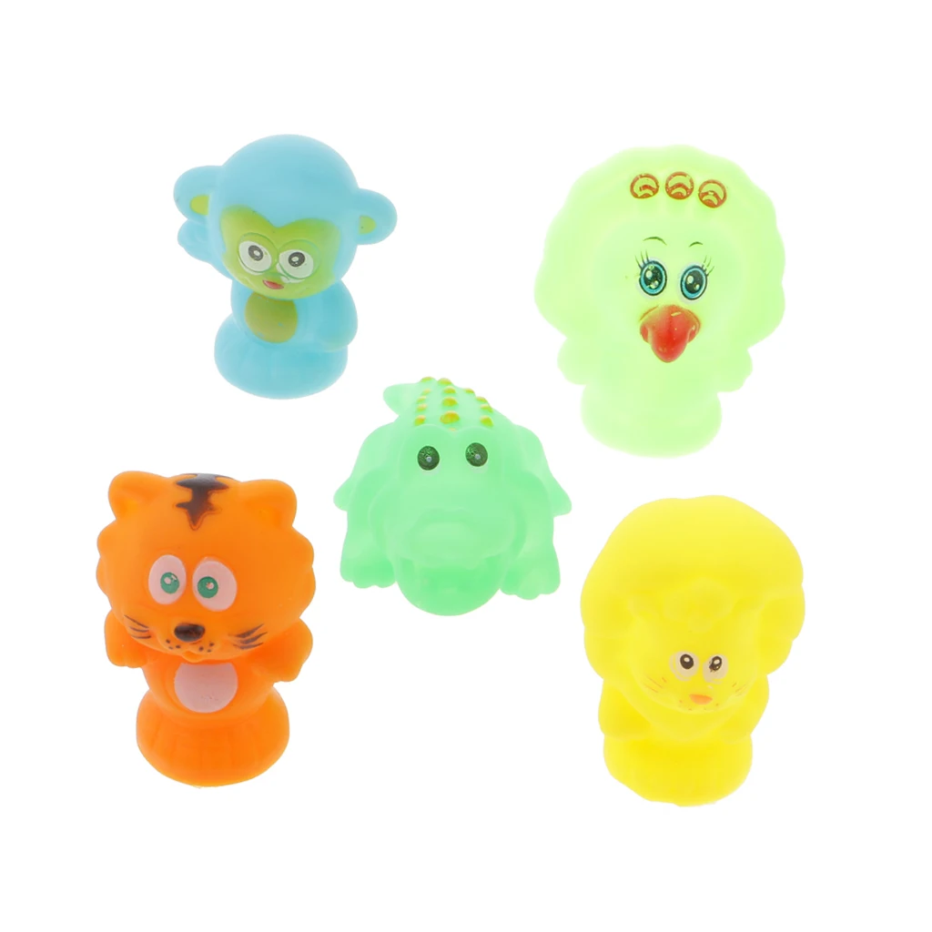 Wholesale Shower Toy Baby Squeaky Bath Time Toy Rubber Mini Colorful